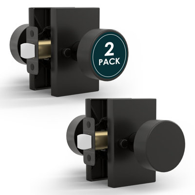 Ensemble de 2 poignées de porte Mega Handles Laura - bouton de porte intérieur pour chambre et salle de bain
