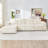 Nuve Cream 6-Piece Sectional-1952431139