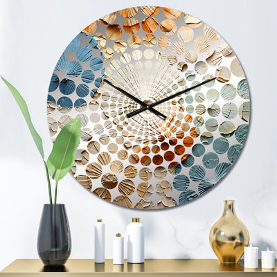 Kadynn - Horloge murale coquillage