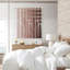 Décoration murale pompon 27 po x 31 po, style bohème, brun rouge