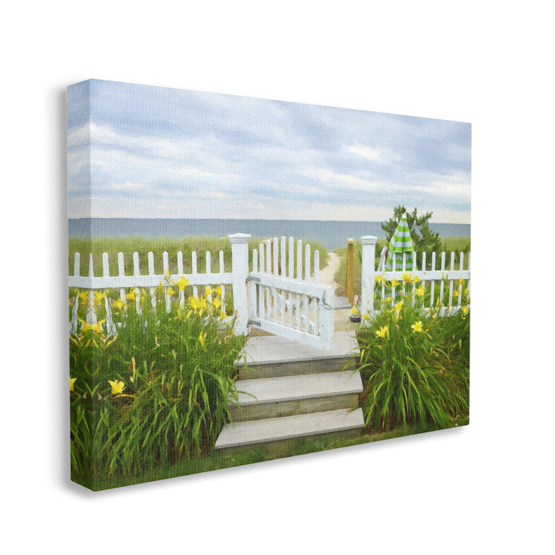 «Garden Path to Beach» par GraffiTee Studios, H 24 po x l 30 po