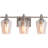 Abbighail 21 in. 3-Light Classic Dimmable Vanity Light with Clear Glass Shade-574050600