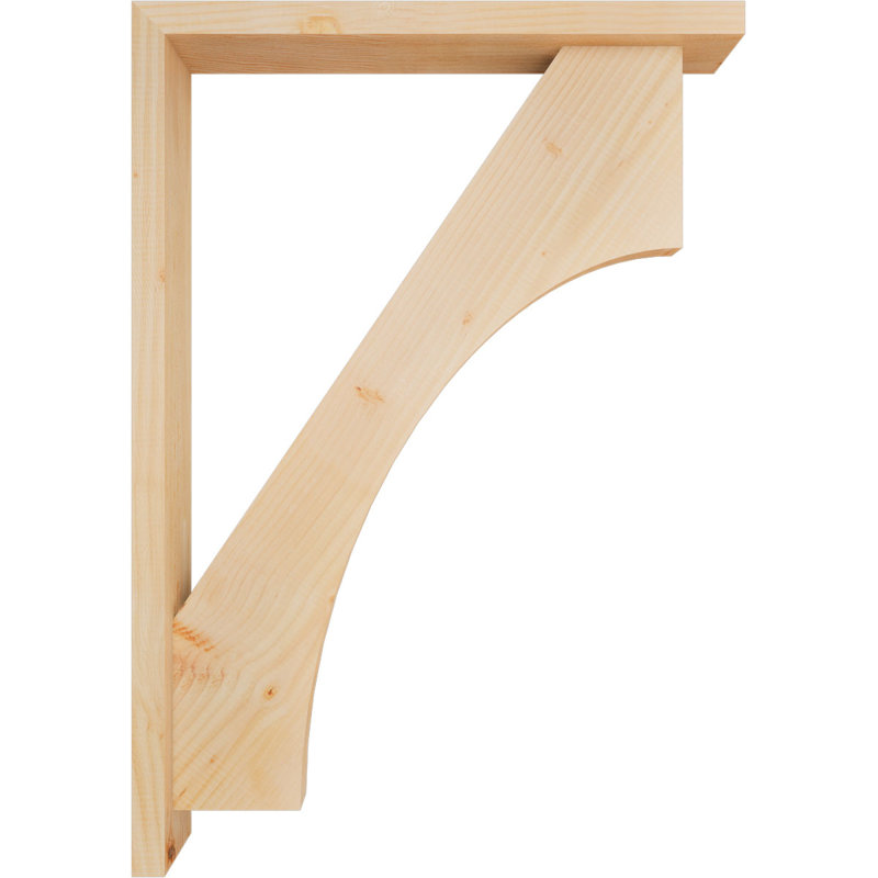 Support Westlake Block avec support décalé, 40 x 28, Sapin Douglas de l 3 1/2 (lisse)