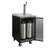 Kegco 8.2 Cubic Feet Black Single Tap Freestanding Kegerator with Door Lock and