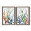 Océan jardin I - ensemble de 2 reproductions d'art-838588972-897763931-897763937
