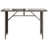 Ebern Designs Patio Table With Glass Top 43.3"X26.8"X27.6" Poly Rattan-1244978677