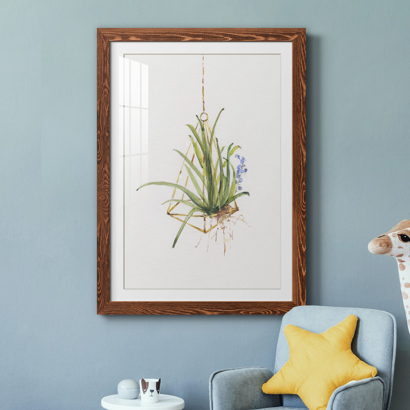 Gardenaire II - peinture encadrée, H 31,5 po x l 23,5 po x P 1,5 po, Érable