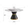 Ryding Modern Round Sintered Stone Dining Table with Rotating Tray