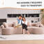 Canapé luxueux pour le salon avec coussins moelleux et design élégant-488394819