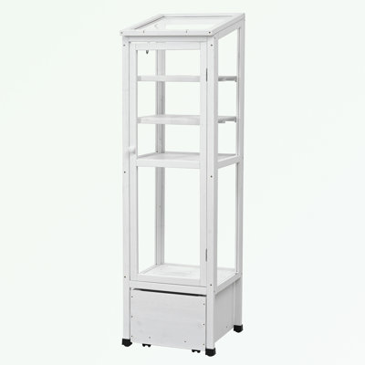 Banc de rempotage avec boîte de rangement mobile et tablettes réglables
