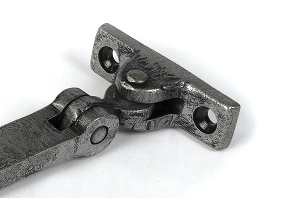 Hammered Newbury Stay, Pewter Patina, 24.9cm H x 1.6cm W x 0.6cm D