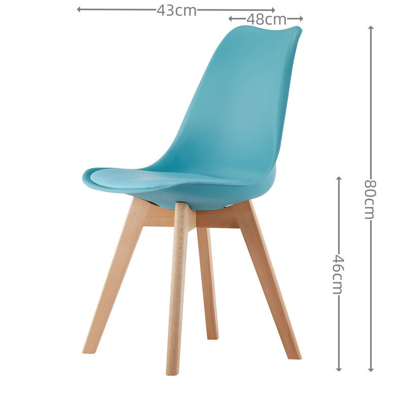 Knutsford Kitchen Dining Chair, Teal, 4