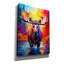  «The River Moose» par Dean Russo, art mural sur toile, 12 po x 16 po
