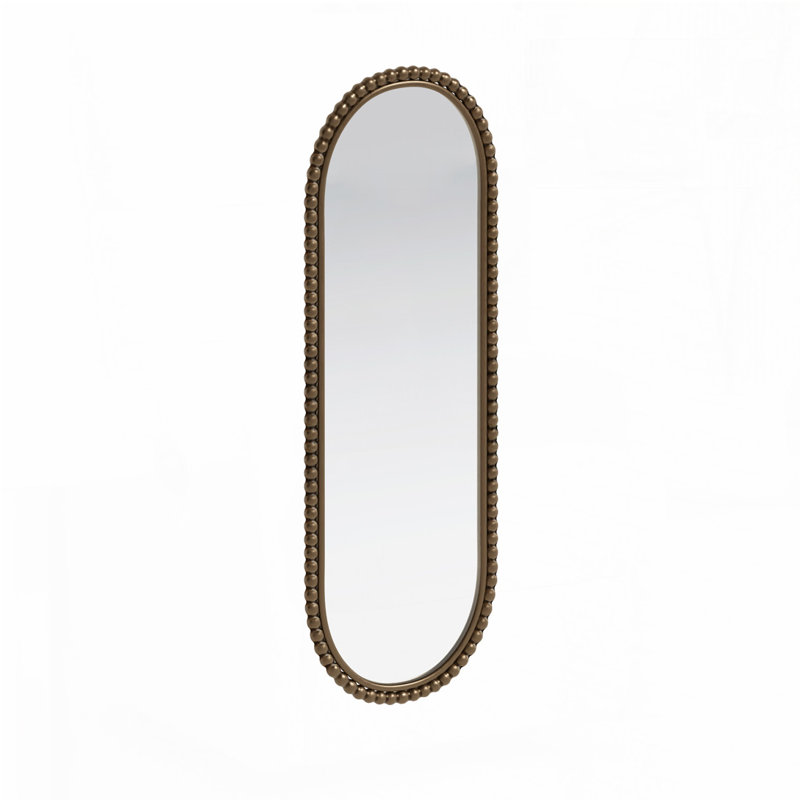 Miroir rétro Iron Art, effet antique, suspension murale, Argent argent