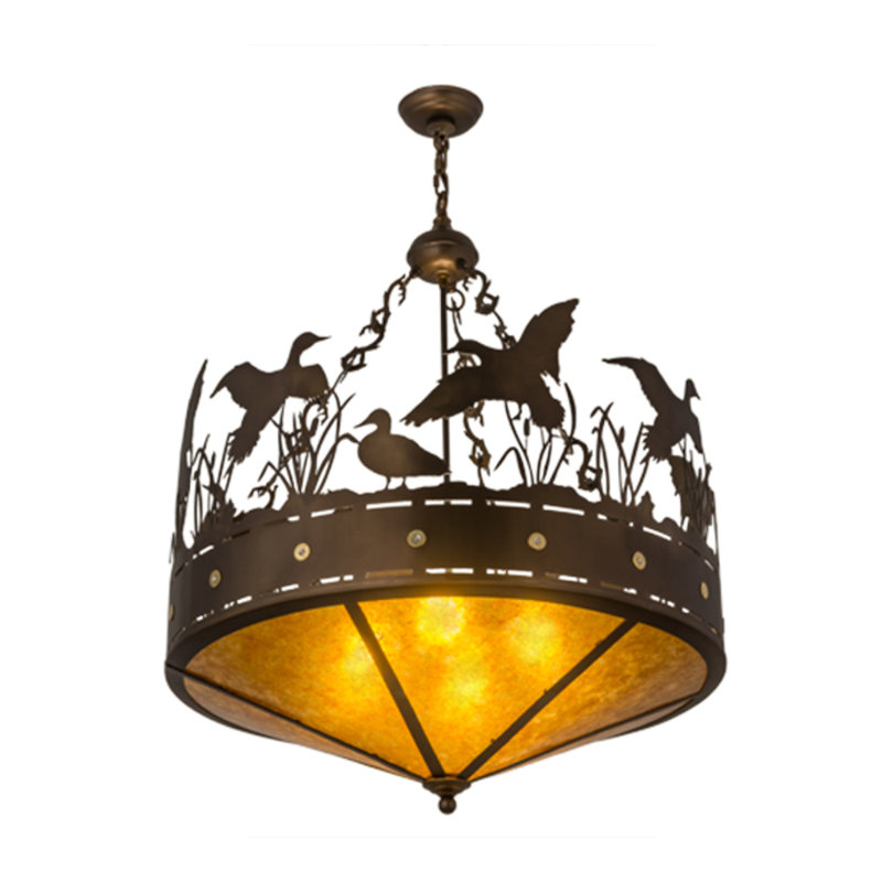 4 - Light Pendant, 41" H x 30" W x 30" D