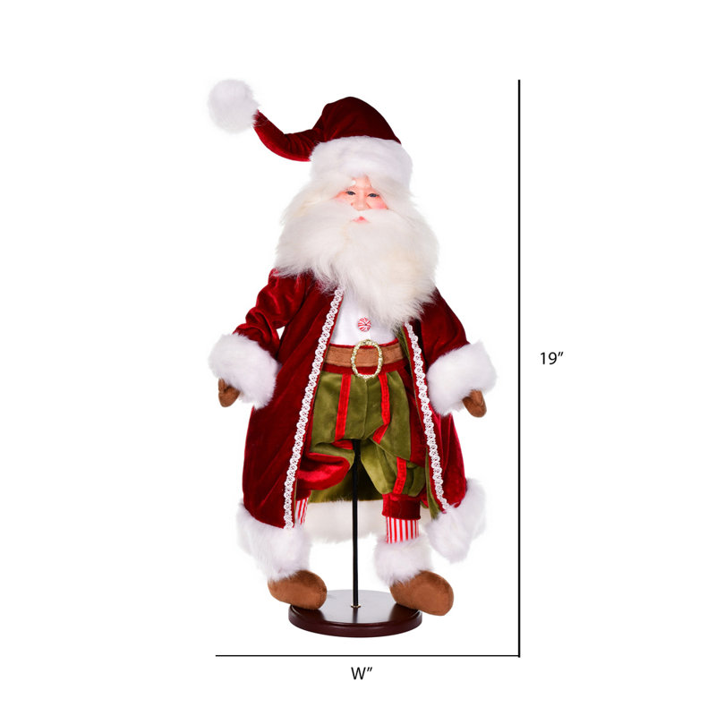Deck the Halls Santa Doll