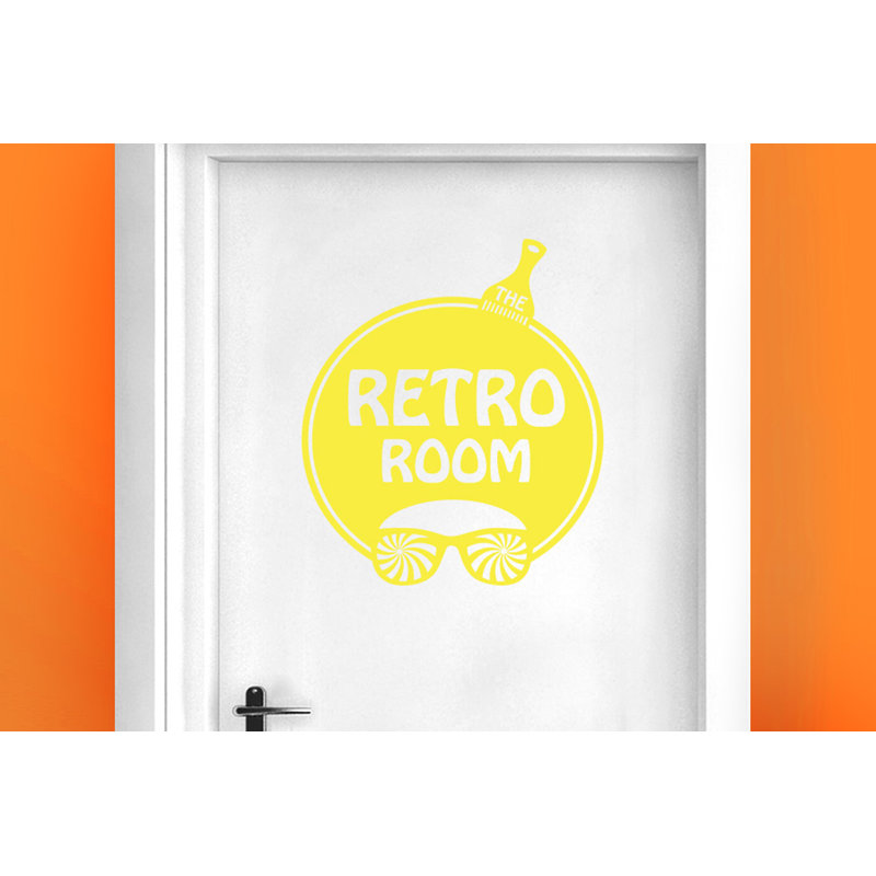 Wall Decal, Bright Yellow