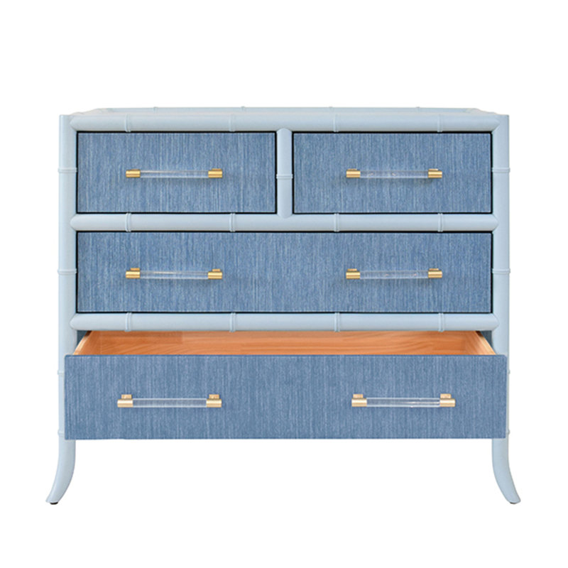 Beckett 4 - Drawer Dresser, Blue