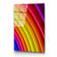 Superbe peinture murale en verre trempé 27,6 po x 39,4 po | 100% verre trempé, épaisseur: 0,16 pouce | Décoration élégante pour le salon ou le bureau, durable et facile à nettoyer, idée de cadeau parfaite
