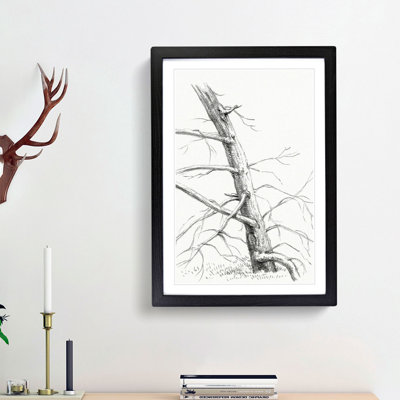 Study of a Tree by Jean Bernard - Picture Frame Painting Print