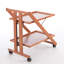 Moline Solid Wood Bar Cart