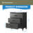 Heavy-Duty Metal Storage Cabinet With Wheels - 3 Drawer Tool Cabinet For Garage, Office, And Home Organizer Solutions-374313233