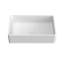 Lavabo de salle de bain rectangulaire moderne en béton 19,68 po