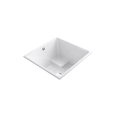 Underscore Cube 48" x 48" Drop-in VibrAcoustic and BubbleMassage Air Bathtub