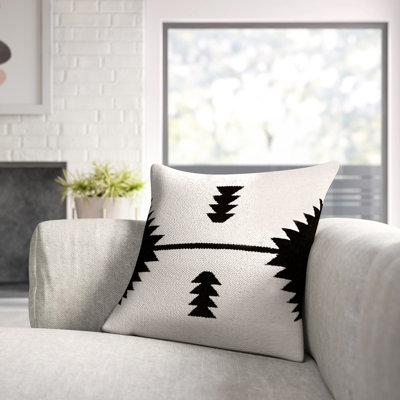 Jude Geometric Cotton Blend Throw Pillow