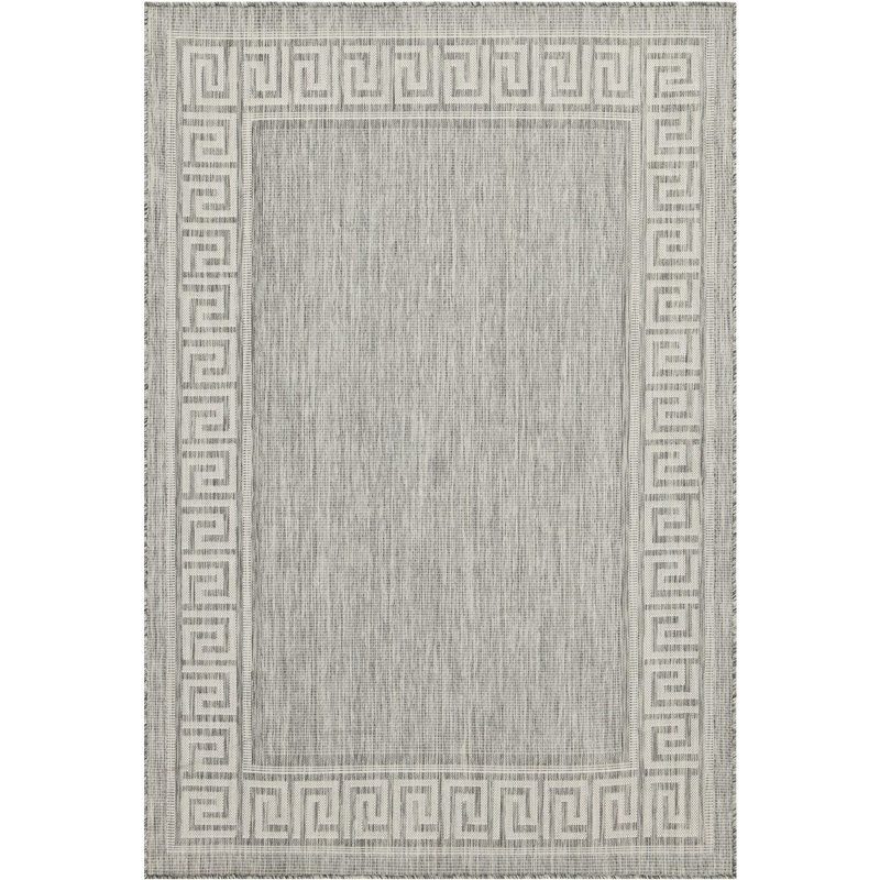 Silver 2 Ft. 7 In. X 3 Area Rug - Sunshine Collection Gchar2003, Polypropylene, Stain , Indoor & Outdoor, Pet Indoor/Outdoor,