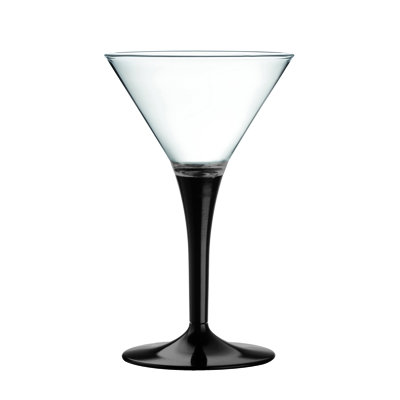 Polycarbonate Martini Glass - 6 Pieces