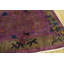 Tapis mauve antique en laine Art déco