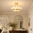 4-Light Lotus Semi-Flush Mount Ceiling Light