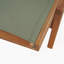 Chaise longue d'extérieur à structure en bois-45218523