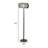 Netania Nickel Floor Lamp