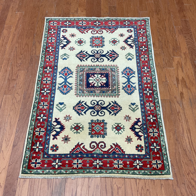  Tapis en laine fait à la main Kazak