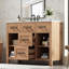 Meuble-lavabo de rangement en bois naturel de 91 cm (36 po)-612140134