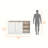 Sophisticated Melamine Kitchen Island with Abundant Storage and Workspace for Culinary Delights