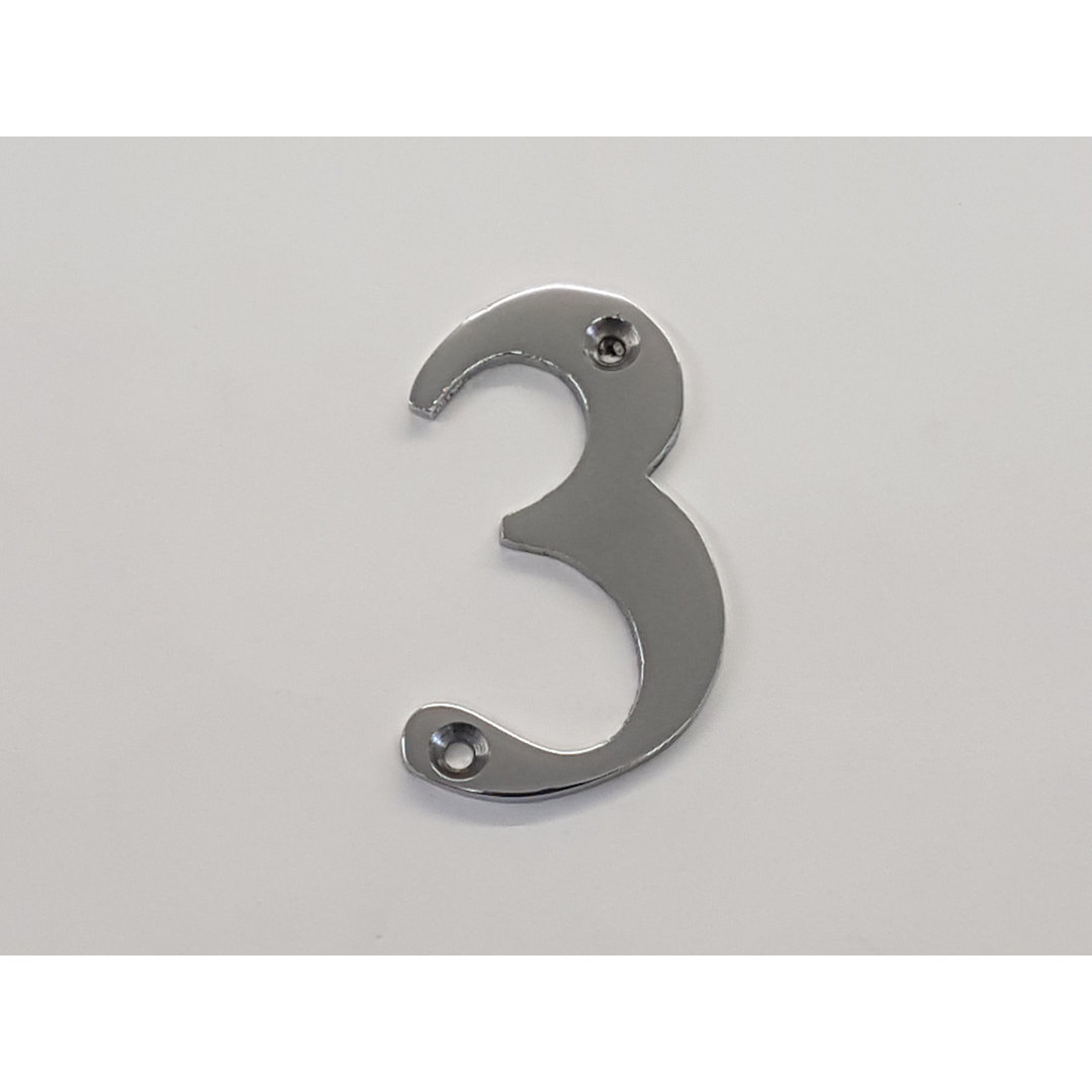 8cm Cadarrah Surface/Flush Mount House Number