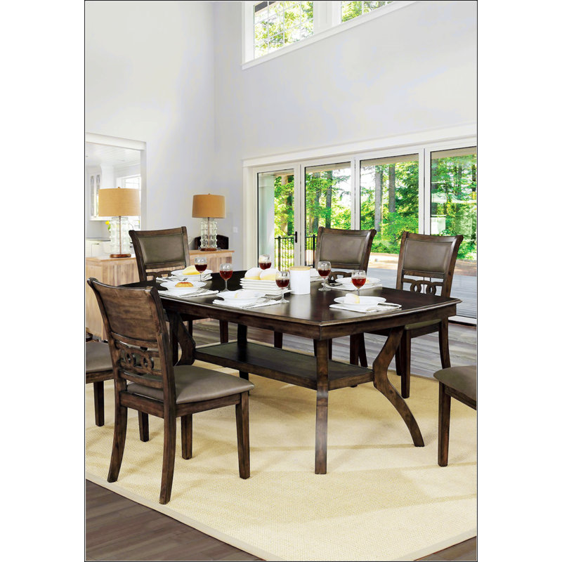Modern Antique Walnut Dining Table