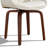 Modern Swivel Upholstered Faux Leather Solid Wood Dining Chairs-1648877917