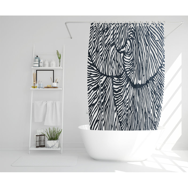 Elixander 13 Piece Polyester Shower Curtain Set
