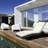 Chaise Lounge Pool Chair, Outdoor Rattan Cushioned Patio Sun Lounger W/ 5-Level Adjustable Backrest & Wheels-461441299