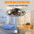 DAKAFUL 20" Flush Mount Caged Ceiling Fan With Light Kit And Remote, Reversible 6-Speed Motor-116415536