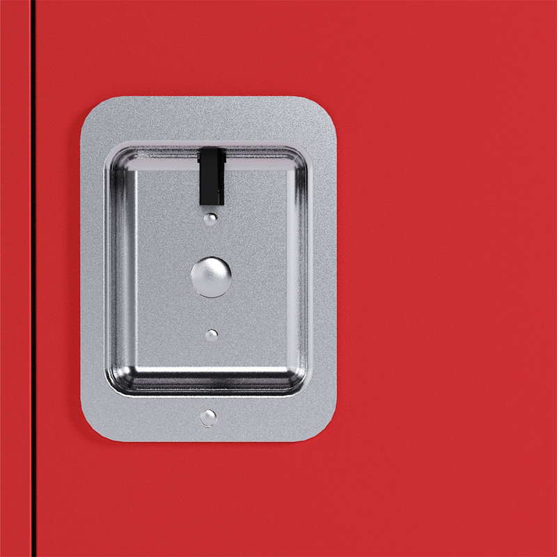 15'' Wide Storage Cabinet, Red