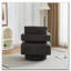Fauteuil d'appoint pivotant rembourré Boucle