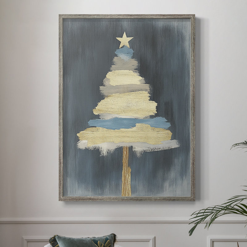 «Christmas Holiday», art encadré CLxxxix, bois massif, H 11 po x l 9 po