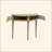 Storage Console Table 36"W