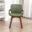 Fauteuil pivotant rembourré en similicuir Dundrod-123200609