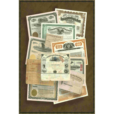 Collection de certificat de stock